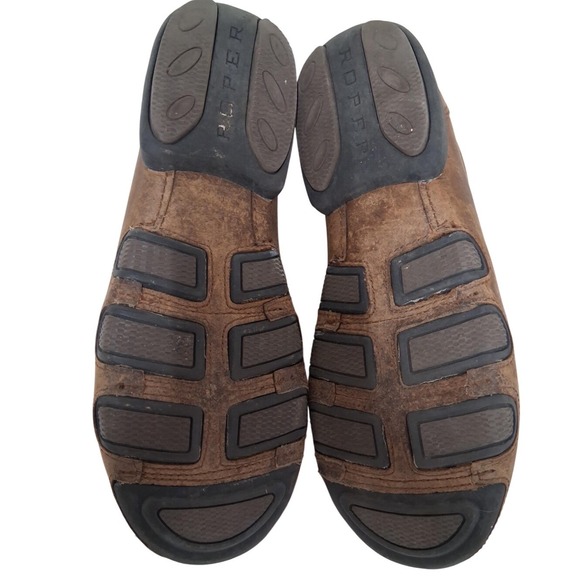 Roper Mens Brown Leather‎ Lace Up Chukka Moccasin Round Toe Chukka Boots 11.5